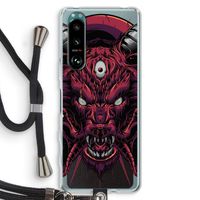 Hell Hound and Serpents: Sony Xperia 5 III Transparant Hoesje met koord