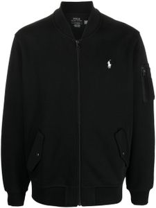 Polo Ralph Lauren pull zippé à logo brodé - Noir