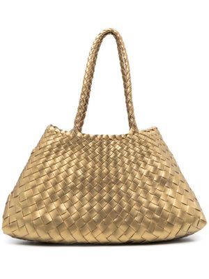 DRAGON DIFFUSION sac cabas Santa Croce en cuir - Or