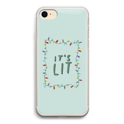 It's Lit: iPhone 7 Transparant Hoesje