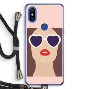 Red lips: Xiaomi Mi Mix 3 Transparant Hoesje met koord