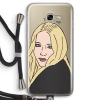 Mary Kate: Samsung Galaxy A5 (2017) Transparant Hoesje met koord