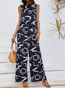 Simple Abstract Graphic Two-Piece Set