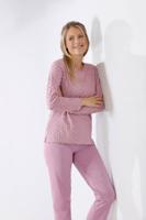 Roze Hajo pyjama reliëf stippen