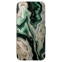 Samsung Galaxy A56 flipcase - Green waves Samsung Galaxy A56 flipcase - Green waves