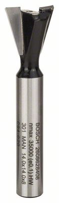 Bosch Accessoires Zwaluwstaartfrezen 8 mm, D1 14,3 mm, L 12,7 mm, G 48 mm, 15° 1st - 2608628408