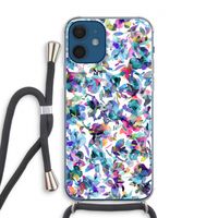 Hibiscus Flowers: iPhone 12 Transparant Hoesje met koord