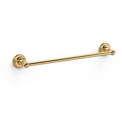 Handdoek houder Clasic | Wandmontage | 40 cm | Enkel houder | 24k Goud glans