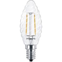 Philips Lighting 34772400 LED-lamp Energielabel E (A - G) E14 Kaars gedraaid 2 W = 25 W Warmwit (Ø x l) 35 mm x 97 mm 1 stuk(s) - thumbnail