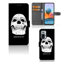 Telefoonhoesje met Naam Xiaomi Redmi Note 10 Pro Skull Eyes - thumbnail