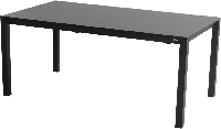 Hartman Uitschuifbare Tuintafel 'Matteo' 180/240 x 100cm, kleur Zwart