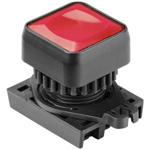 TRU COMPONENTS TC-10344020 S2PRSU-P3R Druktoets Vierkant Rood (transparant) 1 stuk(s)