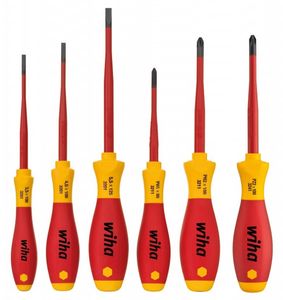 Wiha schroevendraaier SoftFinish electric schroevendraaierset, 6-delig 38362