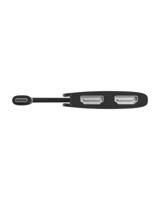 Sitecom AD-1017 interface hub USB 3.2 Gen 1 (3.1 Gen 1) Type-C Zwart, Grijs - thumbnail