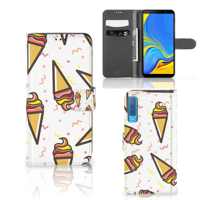 Samsung Galaxy A7 (2018) | Book Cover | Icecream | Portemonnee hoesje