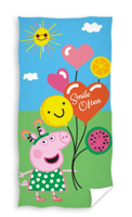 Peppa Pig strandlaken Balloons 70 x 140 cm - thumbnail