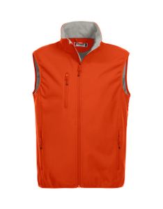 Clique 020911 Basic Softshell Vest - Dieporanje - XS