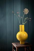 Pip Studio Vaas Metaal Medium Oker 24x40cm