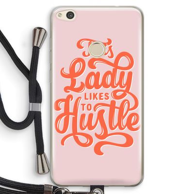 Hustle Lady: Huawei Ascend P8 Lite (2017) Transparant Hoesje met koord