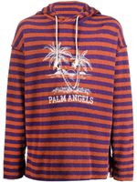 Palm Angels hoodie en tissu éponge à logo imprimé - Orange - thumbnail