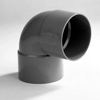 Pvc bocht lijm 90 40mm