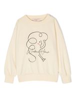 Weekend House Kids. sweat en coton à imprimé graphique - Tons neutres