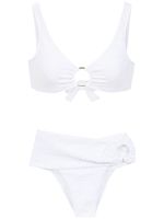 Amir Slama bikini à design texturé - Blanc