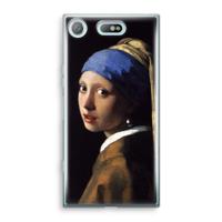 The Pearl Earring: Sony Xperia XZ1 Compact Transparant Hoesje