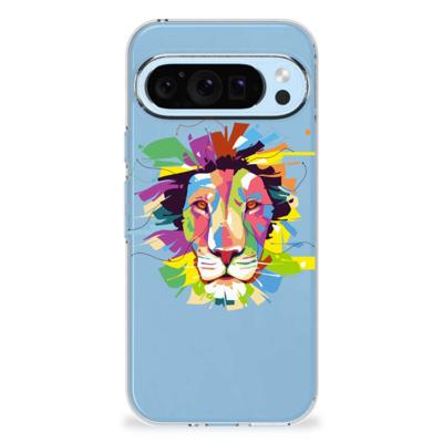 Google Pixel 9 | 9 Pro Telefoonhoesje met Naam Lion Color Google Pixel 9 | 9 Pro Telefoonhoesje met Naam Lion Color