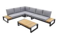 Taste Matisse loungeset - Antraciet - 5 delig