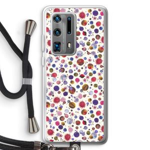Planets Space: Huawei P40 Pro Plus Transparant Hoesje met koord