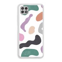 Memphis Shapes: Samsung Galaxy A22 4G Transparant Hoesje