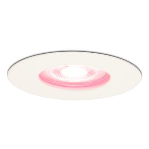 Smart WiFi dimbare RGBWW LED inbouwspot Bari wit GU10 5,5 Watt IP65 spuitwaterdicht