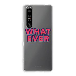 Whatever: Sony Xperia 1 III Transparant Hoesje