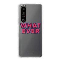 Whatever: Sony Xperia 1 III Transparant Hoesje
