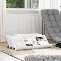 Bijzetkast met plank Wit 90 x 57,5 x 42 cm Bewerkt hout