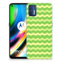 Motorola Moto G9 Plus | TPU bumper | Waves Green