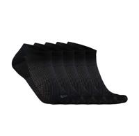 Craft CORE Dry Footies sokken 5-pack zwart unisex 37-39 - thumbnail