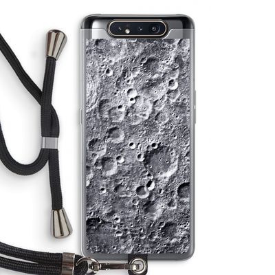 Maanlandschap: Samsung Galaxy A80 Transparant Hoesje met koord