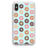 Donuts: iPhone XS Transparant Hoesje