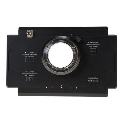 Fotodiox Pro Lens Mount Adapter - Sony Alpha E-Mount to 4x5 (SnyE-4x5-Pro)