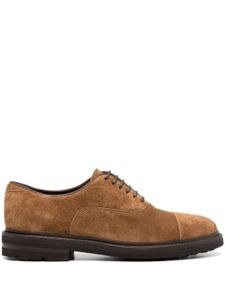 Henderson Baracco chaussures oxford en daim à lacets - Marron