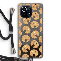Croissant: Xiaomi Mi 11 Transparant Hoesje met koord