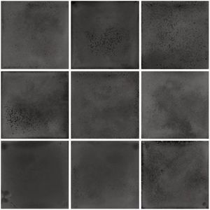 Mozaiek Tegel Kasba 29,7x29,7 cm Mat Black The Mosaic Factory