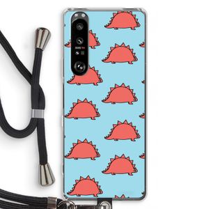 Dinosawrr: Sony Xperia 1 III Transparant Hoesje met koord