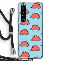 Dinosawrr: Sony Xperia 1 III Transparant Hoesje met koord