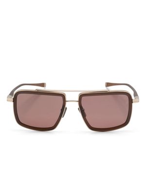 Dita Eyewear lunettes de soleil à monture pilote - Marron