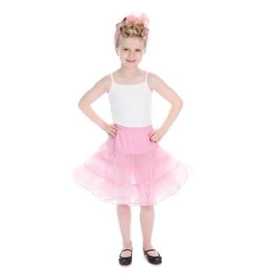 Kids Petticoat in Pink-9 - 10 Jaar Kids Petticoat in Pink-9 - 10 Jaar