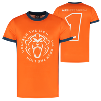 Sportshirt - Oranje - Unleash The Lion - M - Max Verstappen