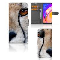 OPPO Reno5 Z | A94 5G | Telefoonhoesje | Met pasjeshouder | Cheetah OPPO Reno5 Z | A94 5G | Telefoonhoesje | Met pasjeshouder | Cheetah